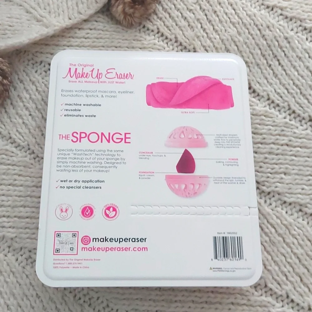New MAKEUP ERASER Apply and Erase Sponge Set - Picture 2 of 2
